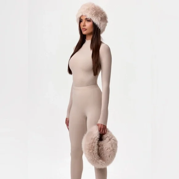 Naked Wardrobe Faux Fur Plush Headband - Picture 7 of 17